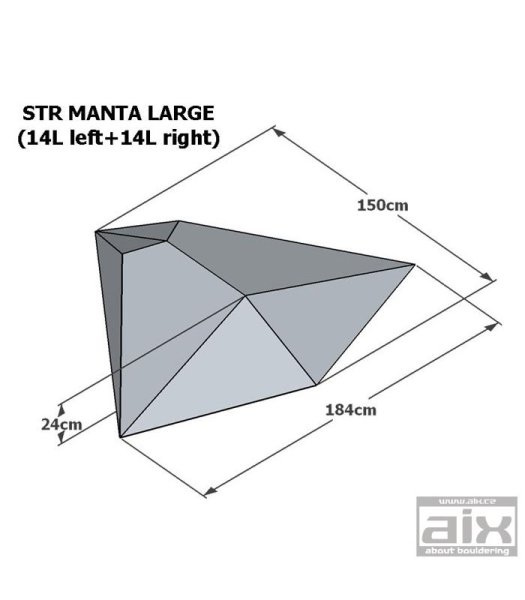 画像2: Manta Large (2xSTRUKTURA_14L L+R)　[Aix] (2)