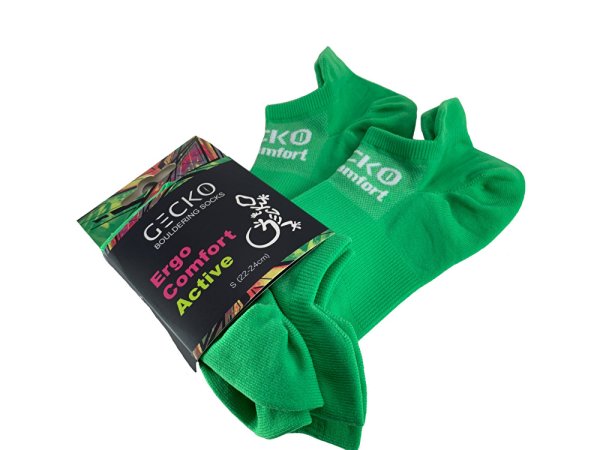 画像3: Ergo Comfort Active グリーン ボルダリングソックス  [GECKO] (3)